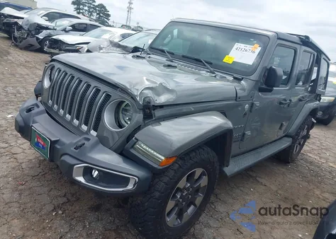 2018 Jeep Wrangler Unlimited Sahara 4X4 из США, поврежденный, VIN 1C4HJXEG8JW229720